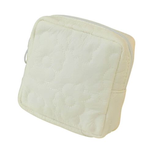 Oppbevaringspose for bind i vanntett polyester, 13x13x5cm 1