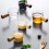 Plato de vidrio multifuncional Prettyui para salsas con asa 3