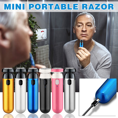 Mini afeitadora eléctrica Kayannuo recargable por USB e impermeable. 2