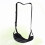 Foot Hammock for Airplane and Office Use 2 pcs Black 2
