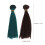 Extensiones de cabello sintético liso para muñecas BJD (5 piezas) 6