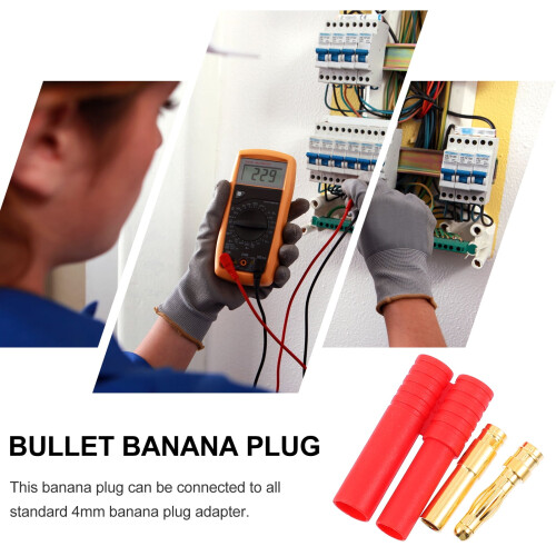 Banankontakt högtalaradapterkoppling 2 st 1