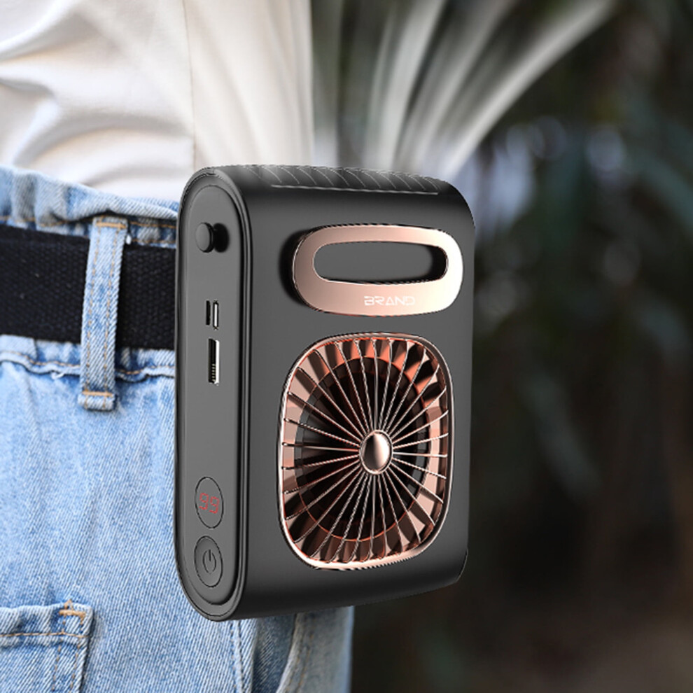Kiplyki Portable Waist Fan 6000Mah 2-In-1 Clip-On Belt Fan 9357860757010