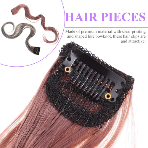 Extensiones de cabello rizado para niña (4 piezas) 1