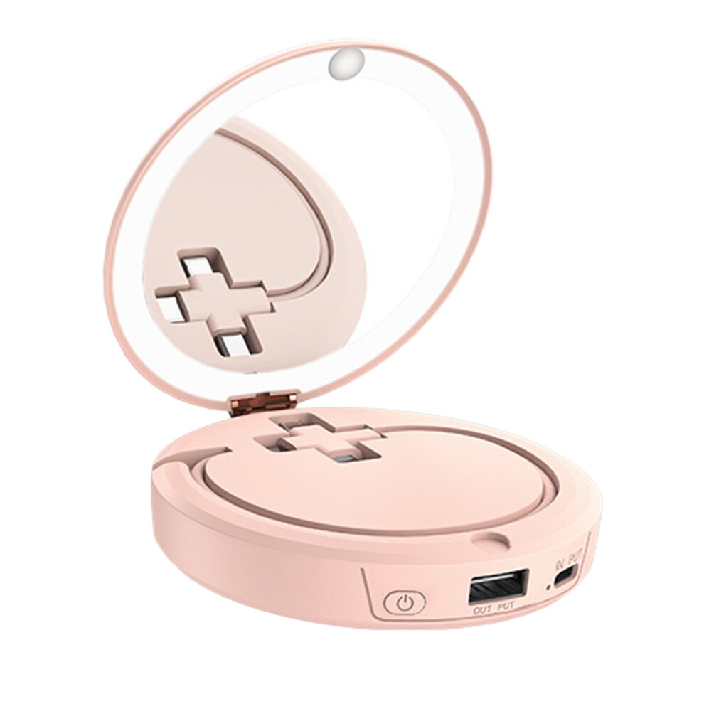 Makeup Mirror With Hand Warmer And Power Bank 3-In-1 9357860757133