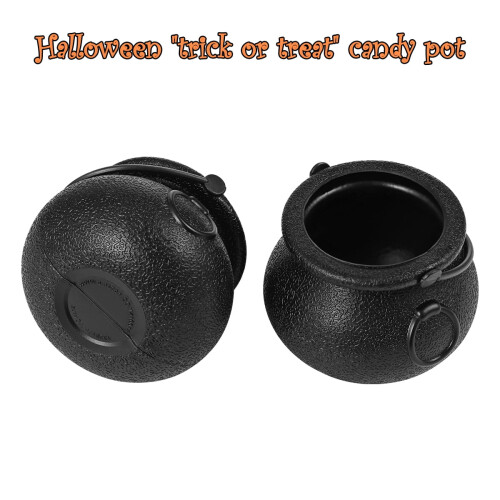 Κουβάδες με γλυκά για το Halloween, πλαστικά καζάνια 12 τεμάχια 1