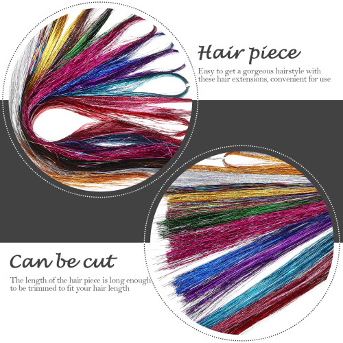 Mechas para el cabello liso, color 1 juego 1