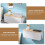 Wall Mounted Power Strip Organizer White Wood Plastic 5