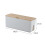 Wall Mounted Power Strip Organizer White Wood Plastic 3