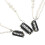 Catene per capelli con perle da donna, accessori per trecce con clip3 5