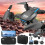 Foldable drone with night vision camera and rechargeable 4