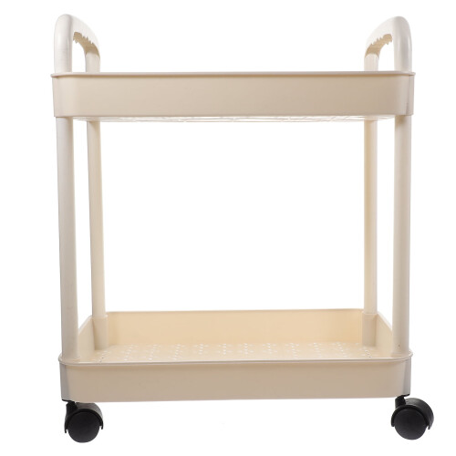 Chariot utilitaire roulant en plastique Eease à 2 niveaux 1