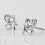 Boucles d'oreilles « Amour infini » en argent sterling avec pierre de naissance 3