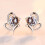 Boucles d'oreilles « Amour infini » en argent sterling avec pierre de naissance 6