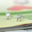 Boucles d'oreilles « Amour infini » en argent sterling avec pierre de naissance 7