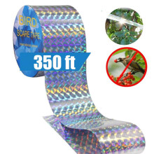 Panglică reflectorizantă eficientă pentru sperietura păsărilor, compatibilă cu decorul de grădină pentru gardul casei, bandă adezivă