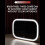 Solskjerm til bil, sminkespeil, oppladbart, 3 LED-moduser 7