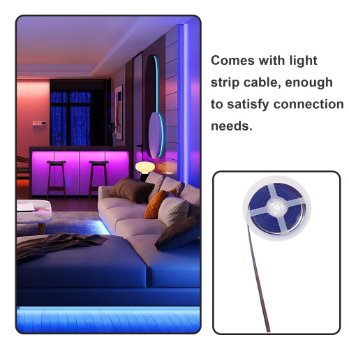 Conectori de cabluri electrice pentru benzi LED cu 4 pini, 20 buc. 1