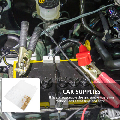 Motorcykelkabelterminaler Kit Vit Nylon 20 st 2
