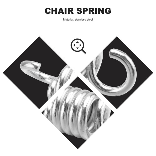 Stainless Steel Porch Swing Spring Hook 2PCS 2