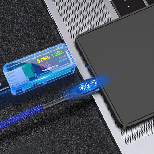 Δοκιμαστής τάσης USB-A με οθόνη LCD 1 συσκευασία 1