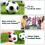 Fodboldkagepynt 32 mm bordfodbolde 6 stk. 6