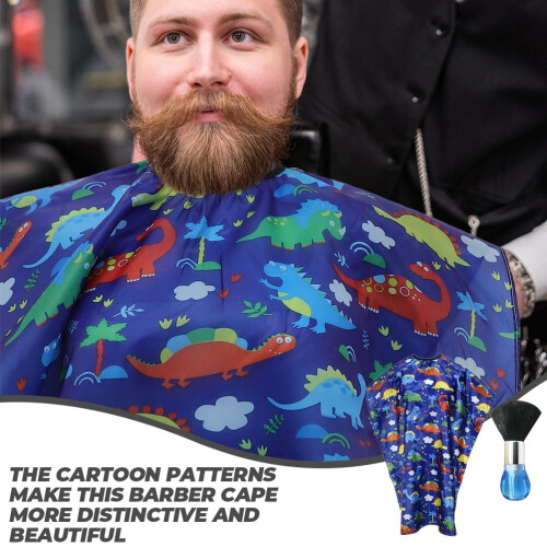 Haarknipcape met nekborstel (1 set) 1
