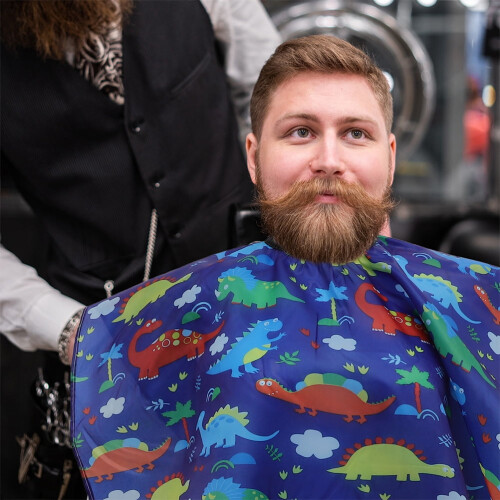 Haarknipcape met nekborstel (1 set) 2