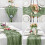 Caminho de mesa boho em gaze transparente, 35 x 157 polegadas (89 x 399 cm). 5