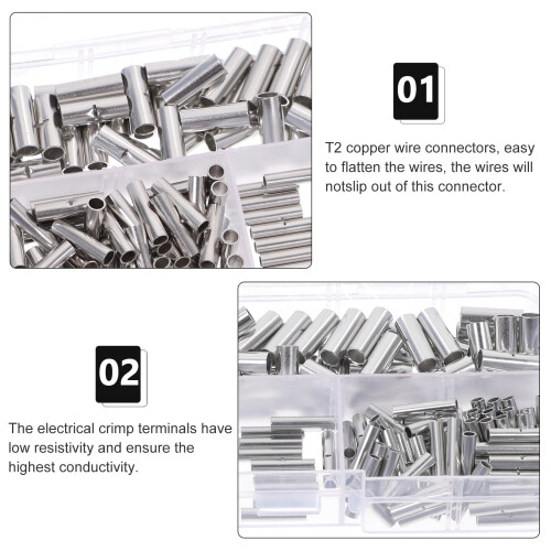 Kit conector sertizat terminale BN cupru 200 buc 2