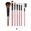 Træ makeupbørstesæt 7-delt juledekoration 3