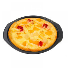 Round pizza baking tray carbon steel non-stick 11 inches