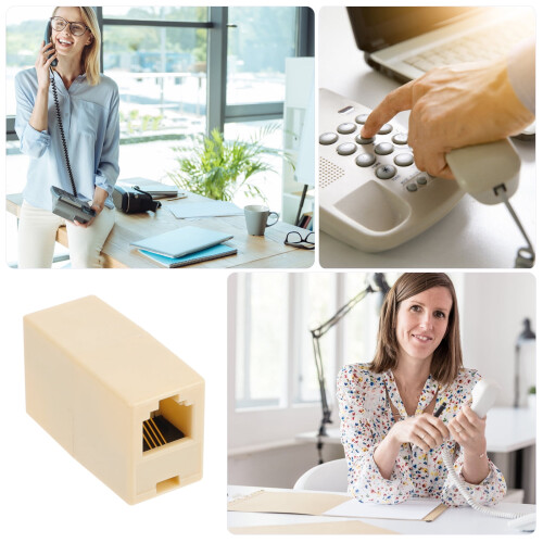 Cuplaj drept pentru conectori de cablu telefonic, 50 buc. 1
