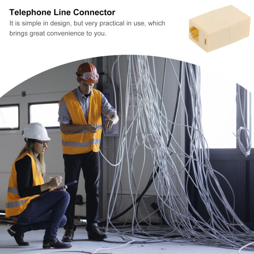 Cuplaj drept pentru conectori de cablu telefonic, 50 buc. 2