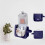 RXIRUCGD makeup bag navy large capacity portable 4