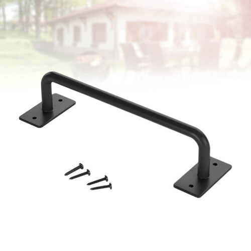 Barn Door Handle Rustic Style Black 1 Pack 2