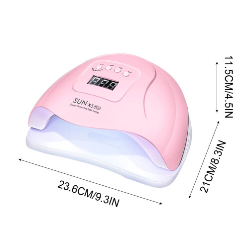Kayannuo UV LED Neglelampe 80W 4 Timerinnstillinger 2
