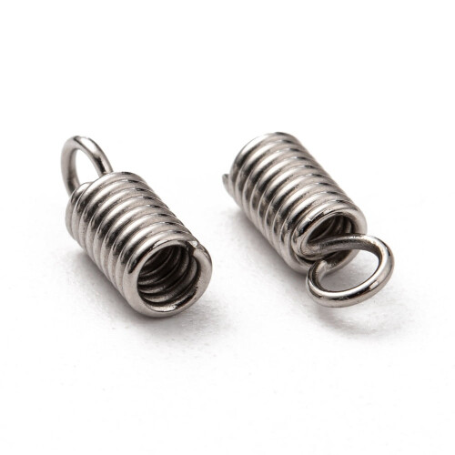 Rustfritt stålspiralledningsender 304 50 stk 10 x 4 mm 1