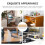 Kabelorganizer voor op het bureau, witte kabelbergset 4
