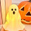 LED Halloween lámpás szellem dekoráció 1 darab 6