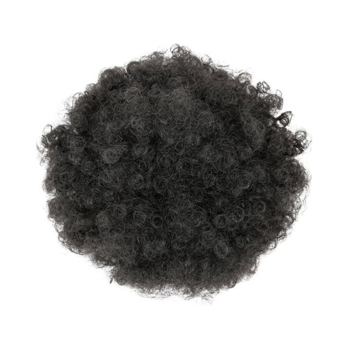 Extensión de moño de cola de caballo afro corta y rizada 1