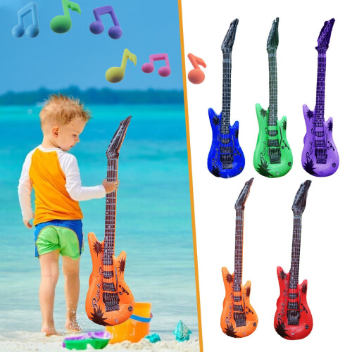 Inflatable Guitar Prop 36 inch Assorted Colors 2