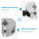 Aluminiumstoppringar Fästkragar Delade Typ 4 Styck 3
