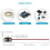 Clemă tip T pentru conector baterie 9V cu fire 10 buc 2