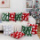 Housse de coussin sapin de Noël en peluche douce brodée 4