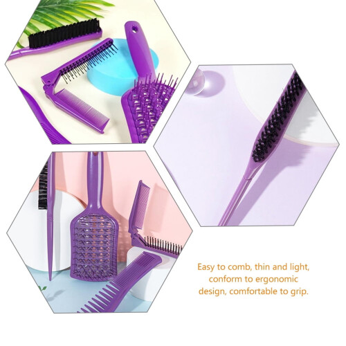 Set piepteni de coafură Purple4Pieces 2