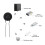 NTC-Thermistor-Einschaltstrombegrenzer, 20 Stück, 5D-15, 0,125 W 6