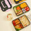 Mosiee lunchbox met servies, draagbare bento-box 7