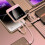 Portable Charger 20000mAh LED Display Pink White 4