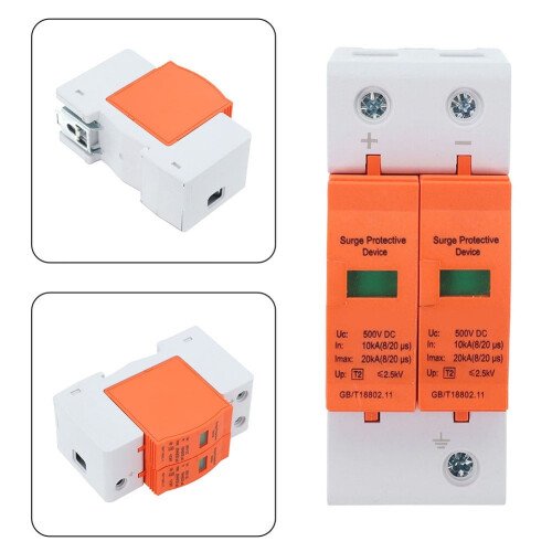 Προστατευτικό υπερτάσεων DC Mosiee 40kA500V/1000V2 πόλων 2